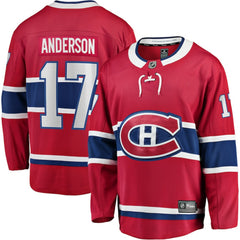 Josh Anderson Montreal Canadiens Fanatics Breakaway Player Jersey - Red | US 4112083