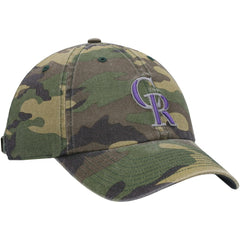 Colorado Rockies '47 Team Clean Up Adjustable Hat - Camo Hats