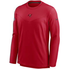 Tampa Bay Buccaneers Sideline Team Performance Pullover Sweatshirt - Red Pullover