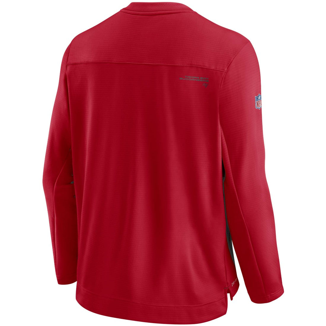 Tampa Bay Buccaneers Sideline Team Performance Pullover Sweatshirt - Red Pullover