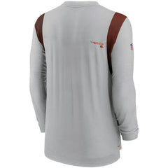 Cleveland Browns Sideline Player UV Performance Long Sleeve T-Shirt - Gray T-shirts