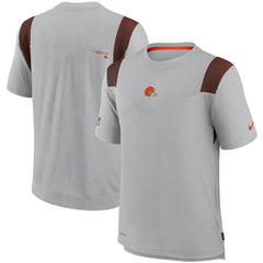 Cleveland Browns Sideline Player UV Performance T-Shirt - Gray T-shirts