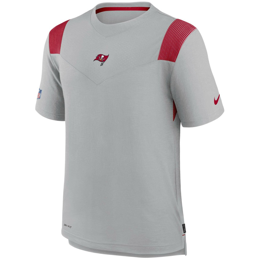 Tampa Bay Buccaneers Sideline Player UV Performance T-Shirt - Gray T-shirts