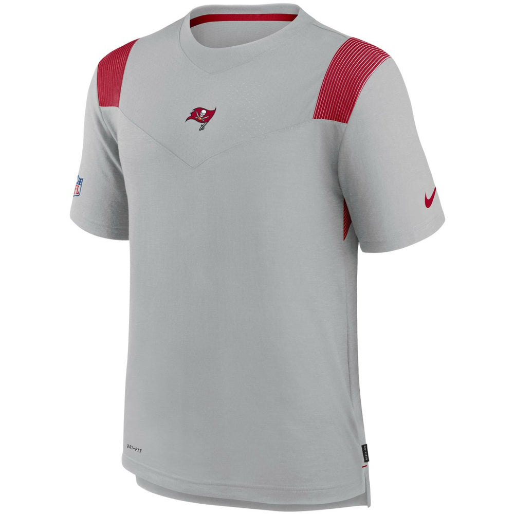 Tampa Bay Buccaneers Sideline Player UV Performance T-Shirt - Gray T-shirts