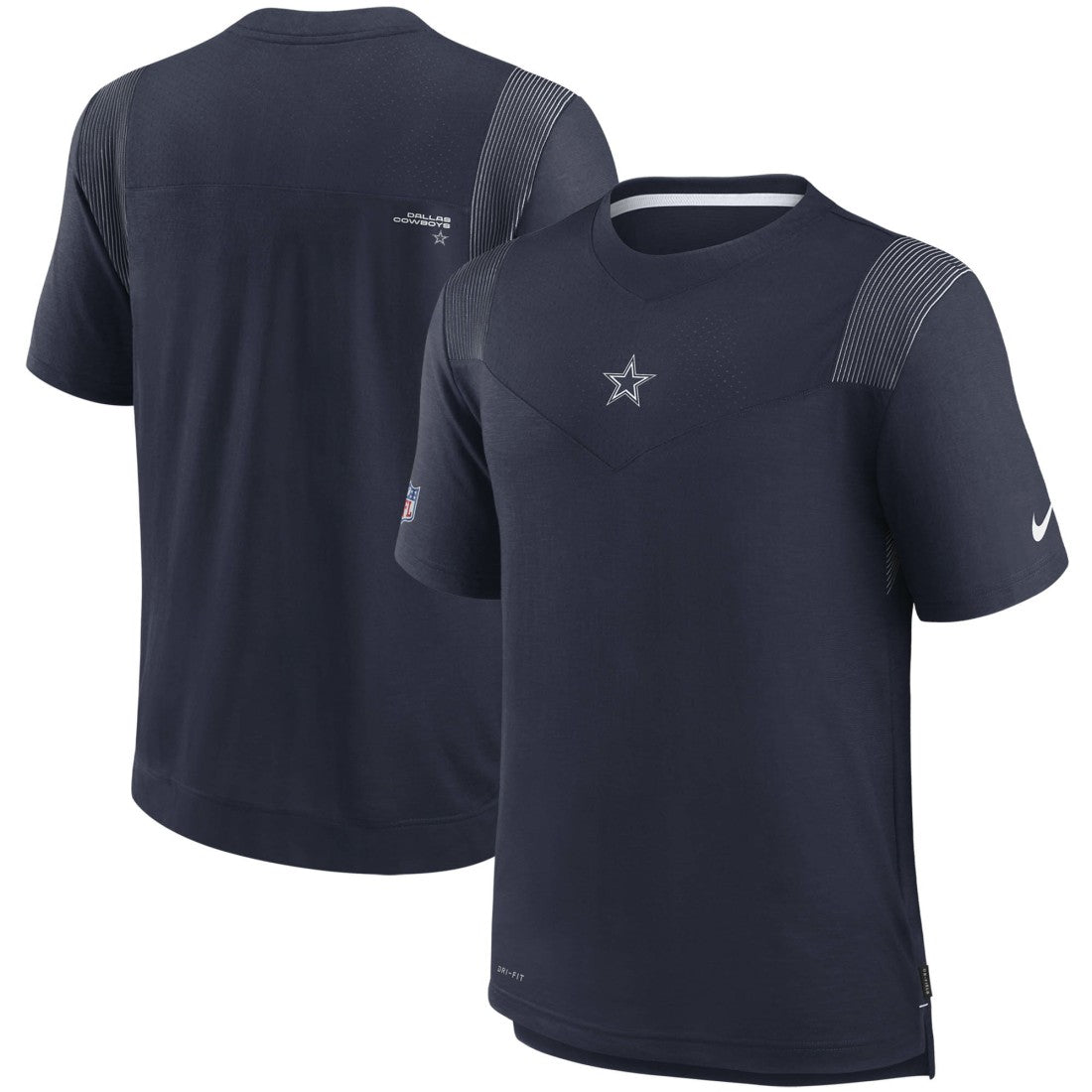Dallas Cowboys Sideline Player UV Performance T-Shirt - Navy T-shirts