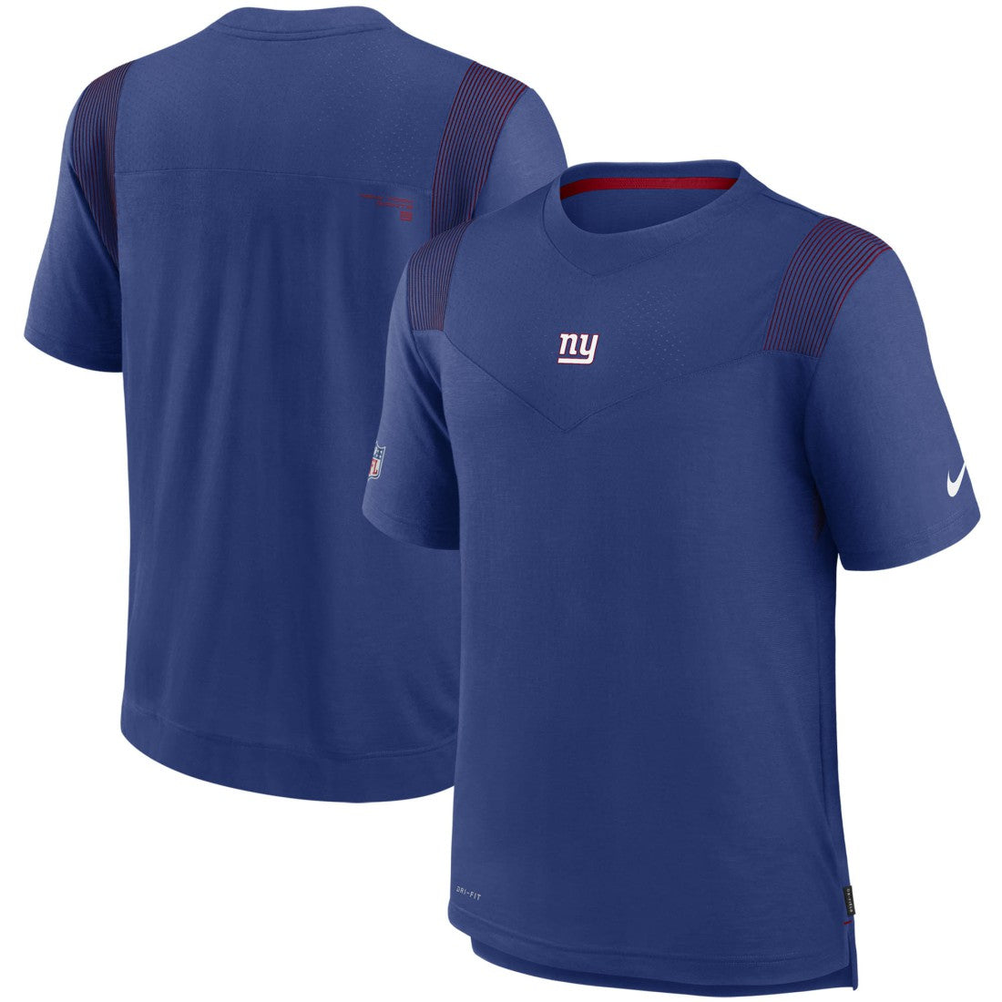 New York Giants Sideline Player UV Performance T-Shirt - Royal T-shirts