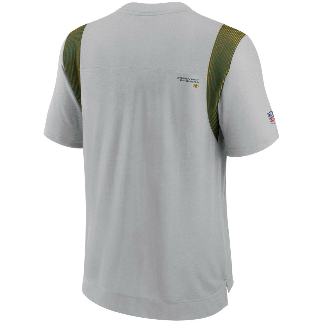 Green Bay Packers Sideline Player UV Performance T-Shirt - Gray T-shirts