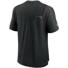 New Orleans Saints Sideline Player UV Performance T-Shirt - Black T-shirts
