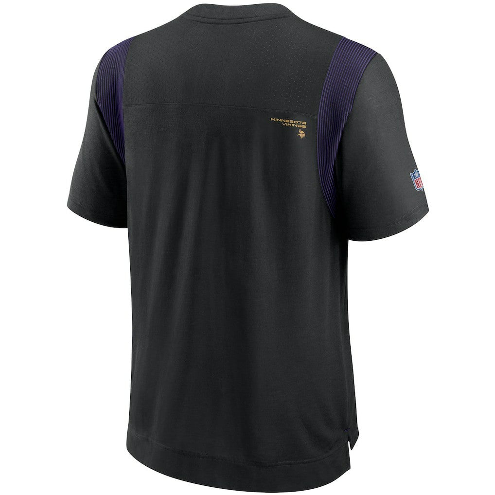 Minnesota Vikings Sideline Player UV Performance T-Shirt - Black T-shirts