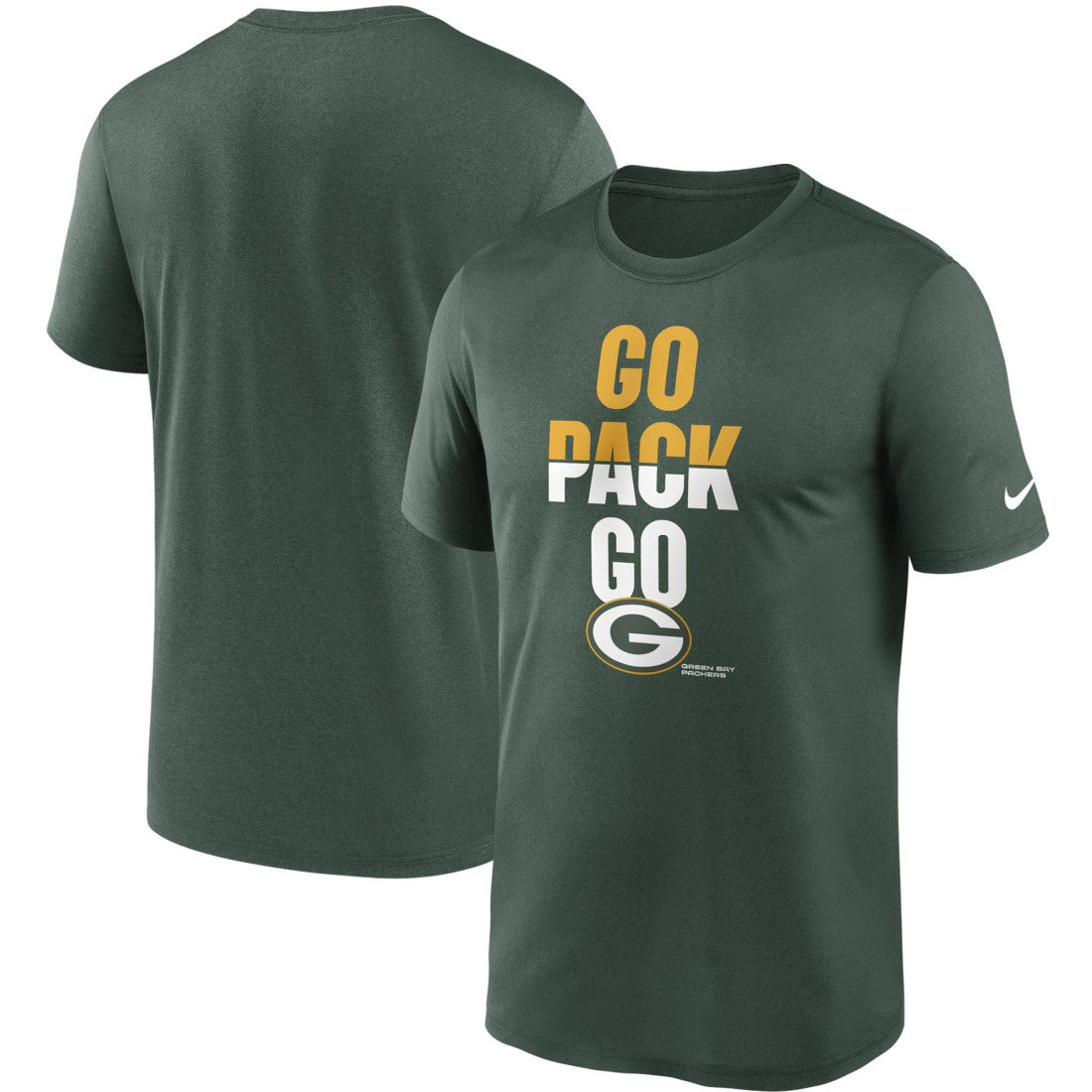 Green Bay Packers Legend Local Phrase Performance T-Shirt - Green T-shirts