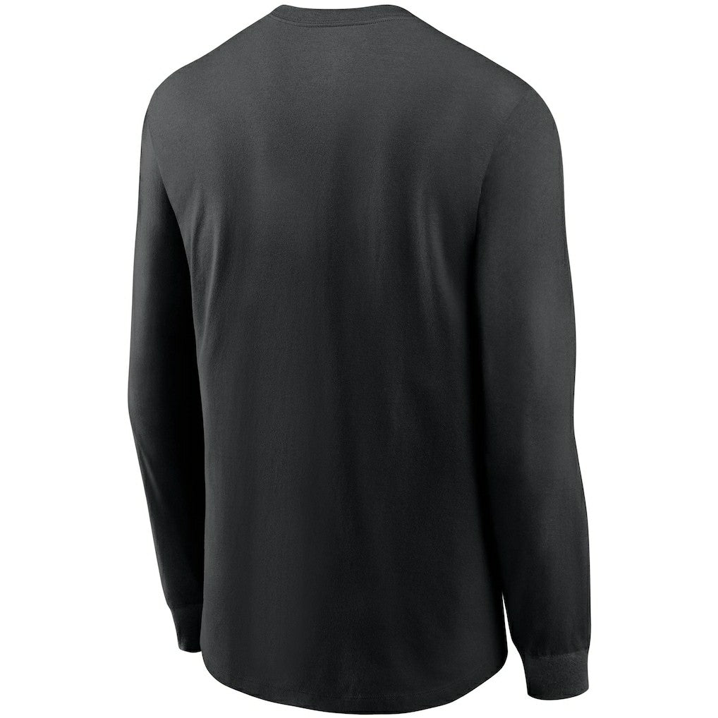 New Orleans Saints Primary Logo Long Sleeve T-Shirt - Black T-shirts