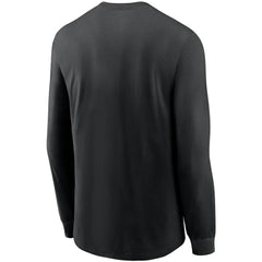 New Orleans Saints Primary Logo Long Sleeve T-Shirt - Black T-shirts