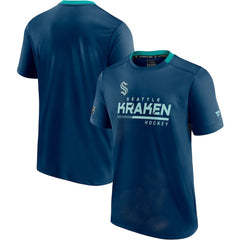 Seattle Kraken Fanatics Authentic Pro Locker Room T-Shirt - Deep Sea Blue | US 4122460