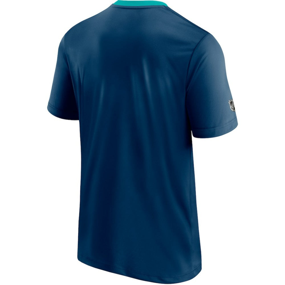 Seattle Kraken Fanatics Authentic Pro Locker Room T-Shirt - Deep Sea Blue | US 4122460