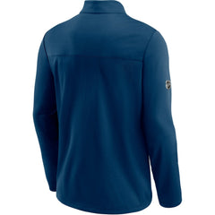 Seattle Kraken Fanatics Authentic Pro Travel and Training Quarter-Zip Jacket - Deep Sea Blue | US 4123426
