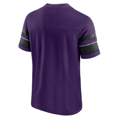Baltimore Ravens Textured Hashmark V-Neck T-Shirt - Purple T-shirts