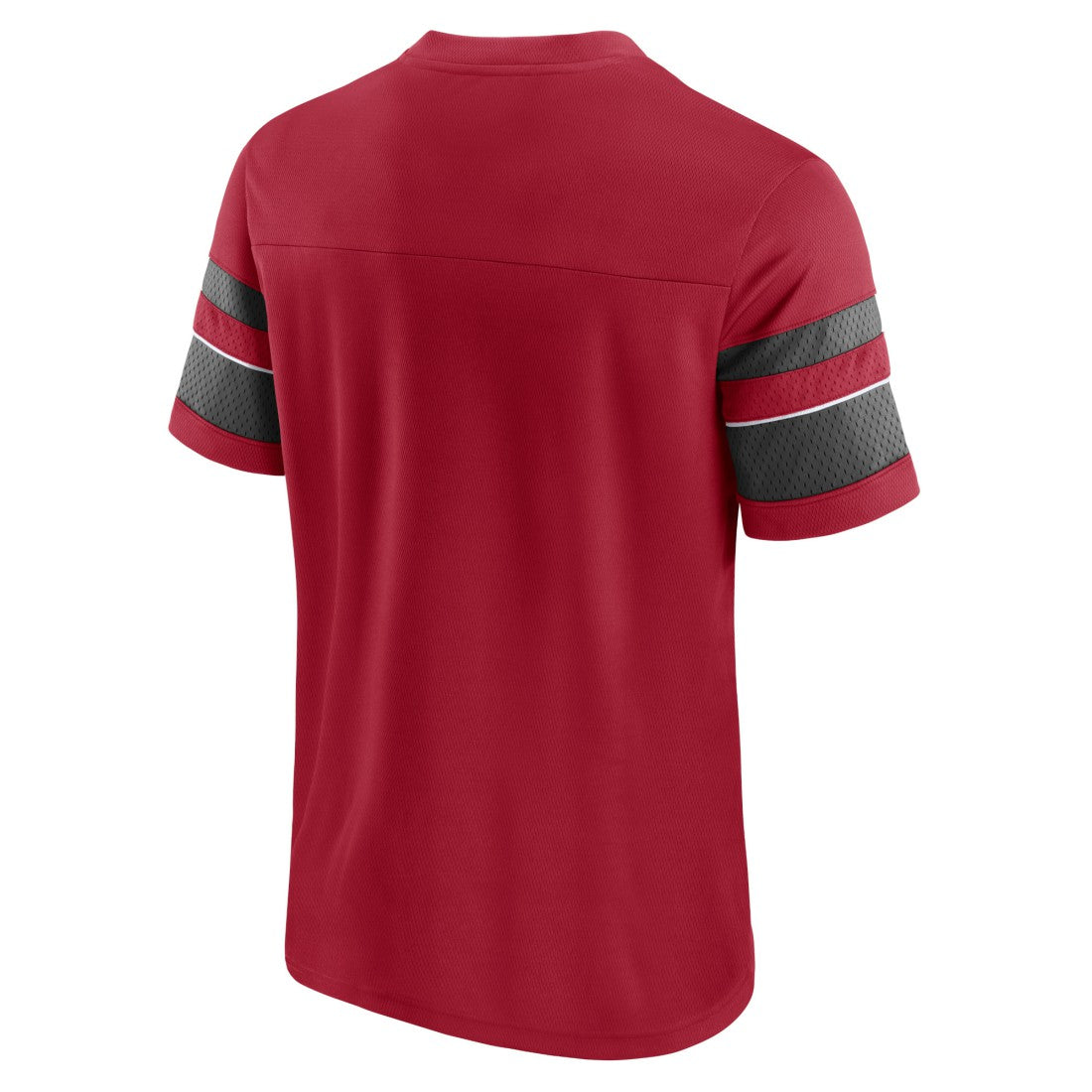 Tampa Bay Buccaneers Textured Hashmark V-Neck T-Shirt - Red T-shirts
