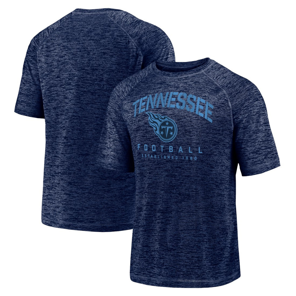Tennessee Titans Shade Battle Ready Raglan Space-Dye T-Shirt - Navy T-shirts