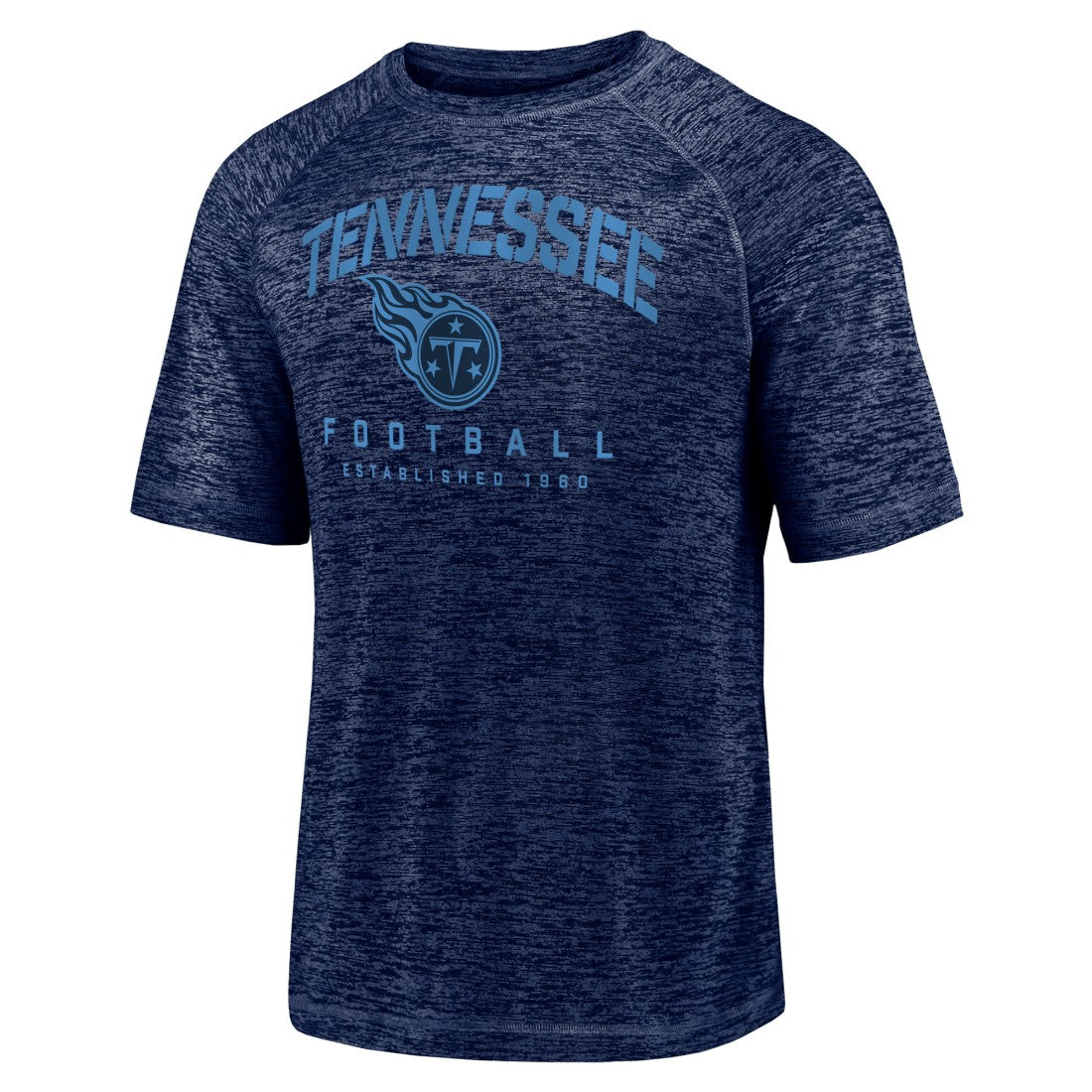 Tennessee Titans Shade Battle Ready Raglan Space-Dye T-Shirt - Navy T-shirts