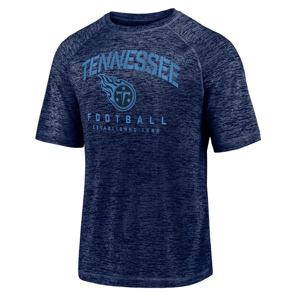 Tennessee Titans Shade Battle Ready Raglan Space-Dye T-Shirt - Navy T-shirts