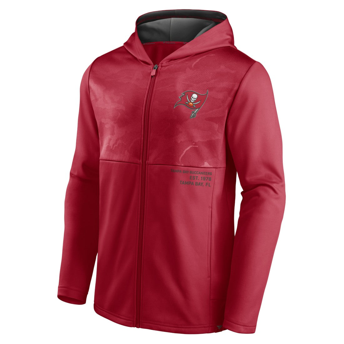 Tampa Bay Buccaneers Defender Full-Zip Hoodie Jacket - Red Hoodies
