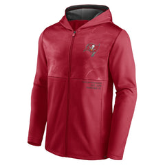 Tampa Bay Buccaneers Defender Full-Zip Hoodie Jacket - Red Hoodies