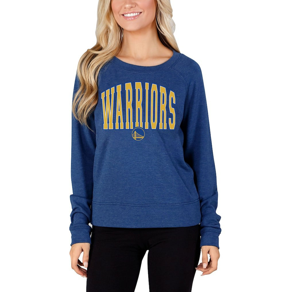 Golden State Warriors Concepts Sport Women's Mainstream Terry Long Sleeve Top Royal
