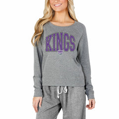 Sacramento Kings Concepts Sport Women's Mainstream Terry Long Sleeve Top Gray outlet