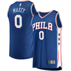 Tyrese Maxey Philadelphia 76ers Fast Replica Jersey Royal Icon Edition - Fanatics