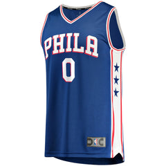 Tyrese Maxey Philadelphia 76ers Fast Replica Jersey Royal Icon Edition - Fanatics