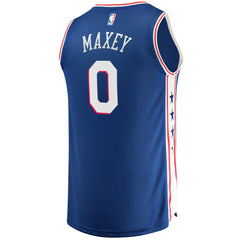 Tyrese Maxey Philadelphia 76ers Fast Replica Jersey Royal Icon Edition - Fanatics