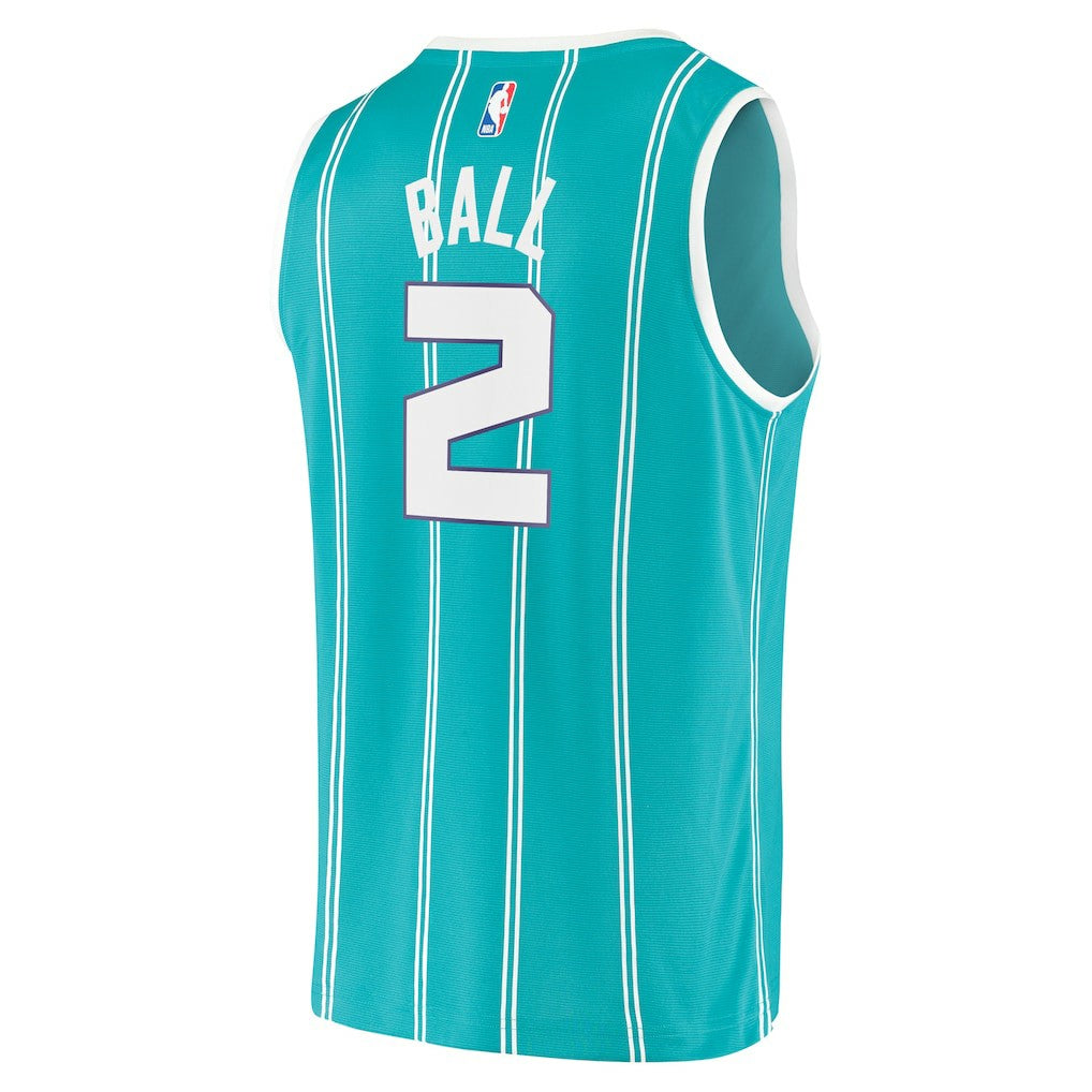 LaMelo Ball Charlotte Hornets Fast Break Replica Jersey Teal Icon Edition - Fanatics outlet