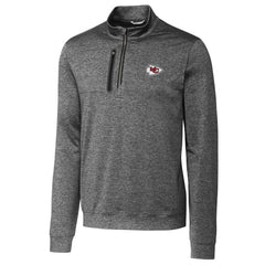 Kansas City Chiefs Cutter & Buck Stealth Quarter-Zip Jacket - Gray Jackets