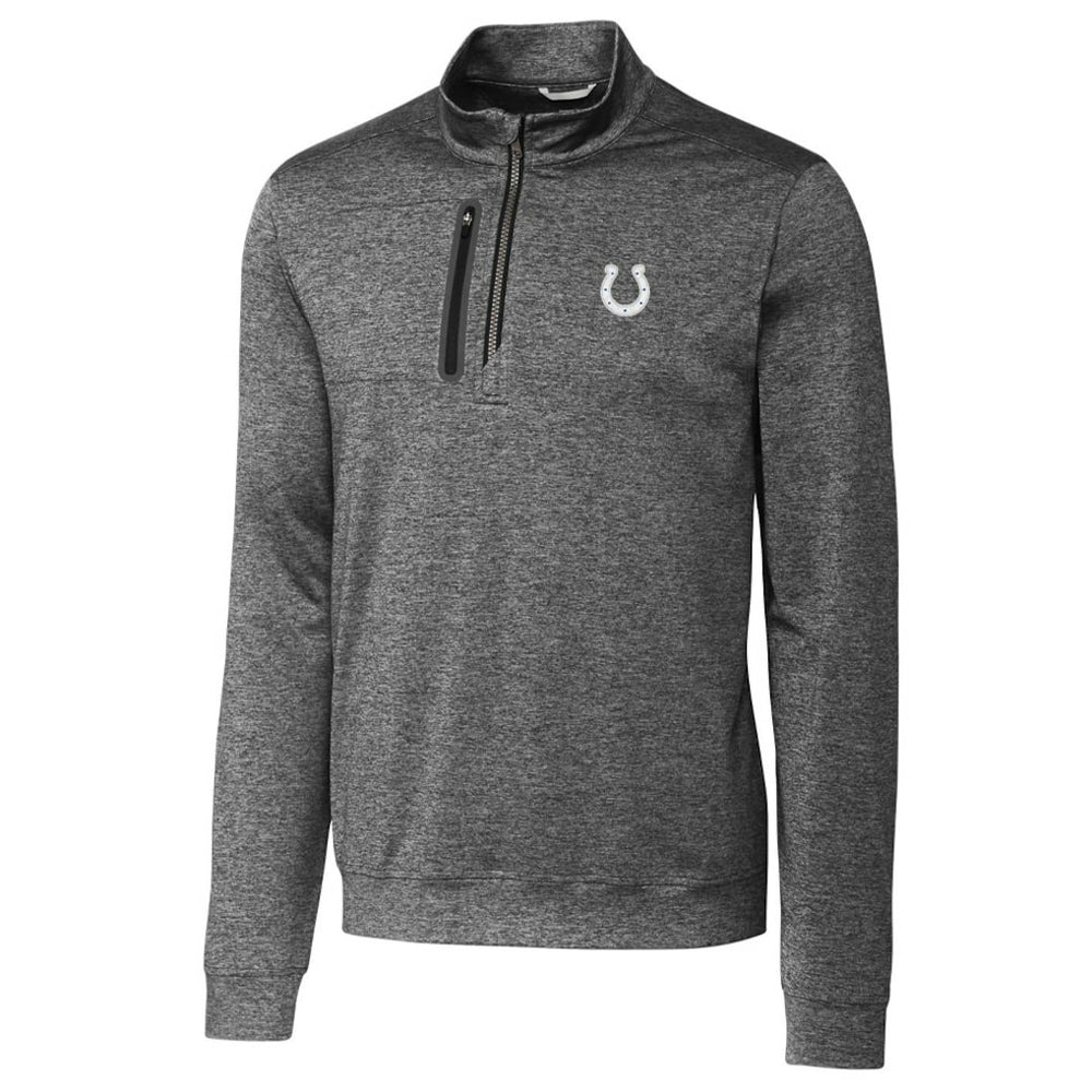 Indianapolis Colts Cutter & Buck Stealth Quarter-Zip Jacket - Gray Jackets