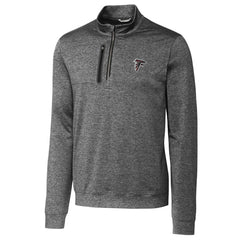 Atlanta Falcons Cutter & Buck Stealth Quarter-Zip Jacket - Gray Jackets