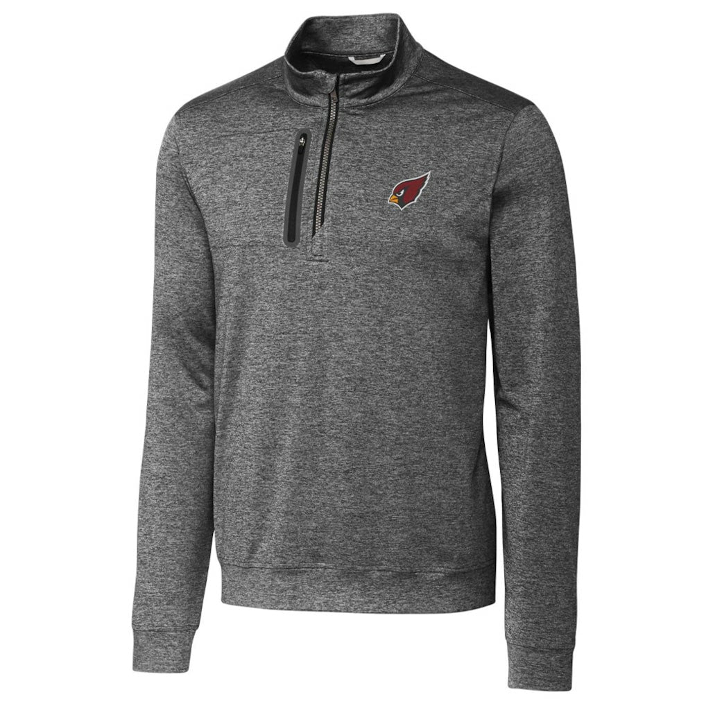 Arizona Cardinals Cutter & Buck Stealth Quarter-Zip Jacket - Gray Jackets