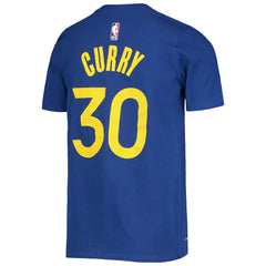 Stephen Curry Golden State Warriors Youth Logo Name & Number Performance T-Shirt Royal - Nike