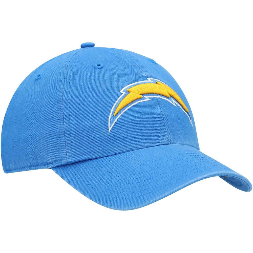 Los Angeles Chargers '47 Clean Up Primary Logo Adjustable Hat - Powder Blue Hats