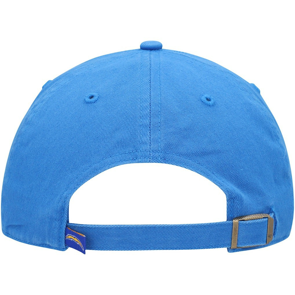 Los Angeles Chargers '47 Clean Up Primary Logo Adjustable Hat - Powder Blue Hats