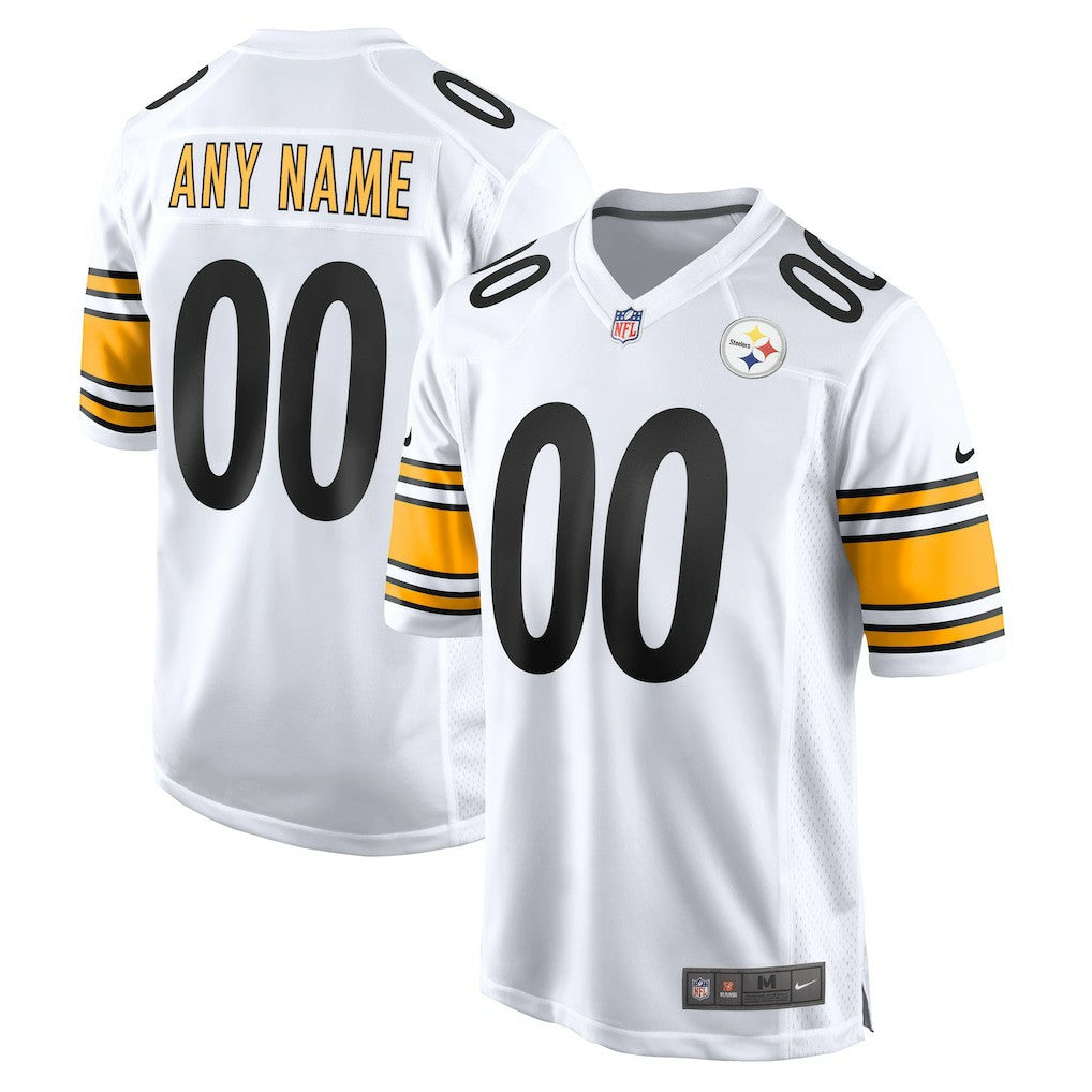 Pittsburgh Steelers Game Custom Jersey - White Jerseys