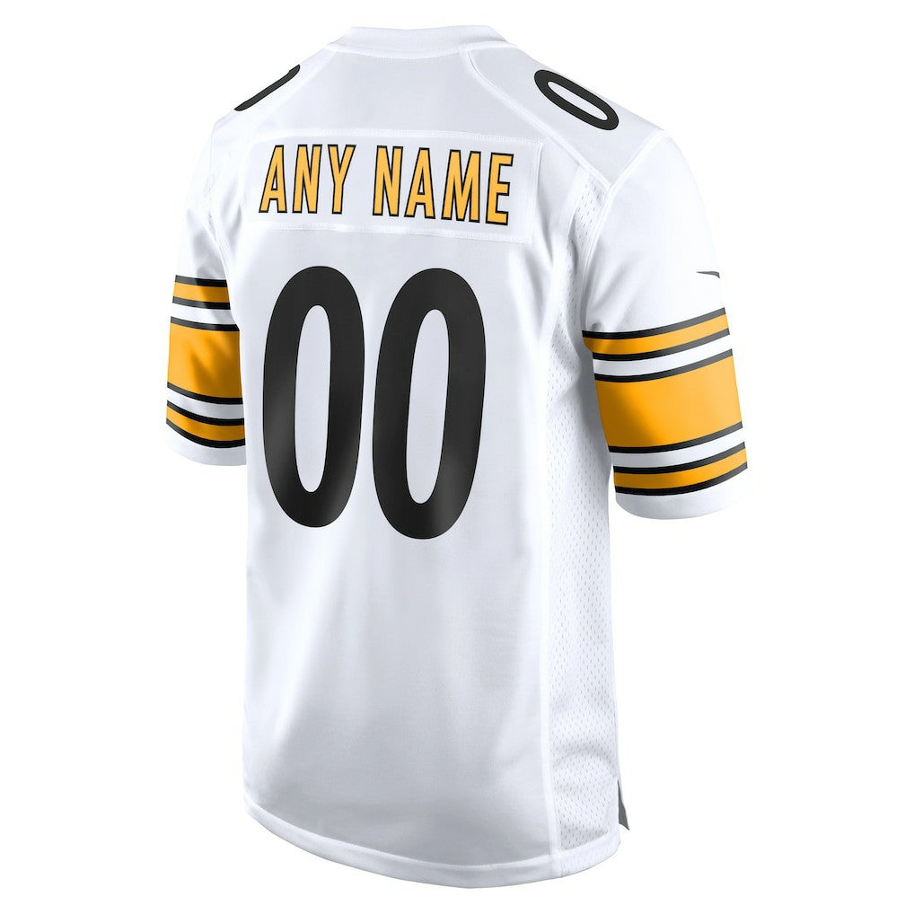 Pittsburgh Steelers Game Custom Jersey - White Jerseys