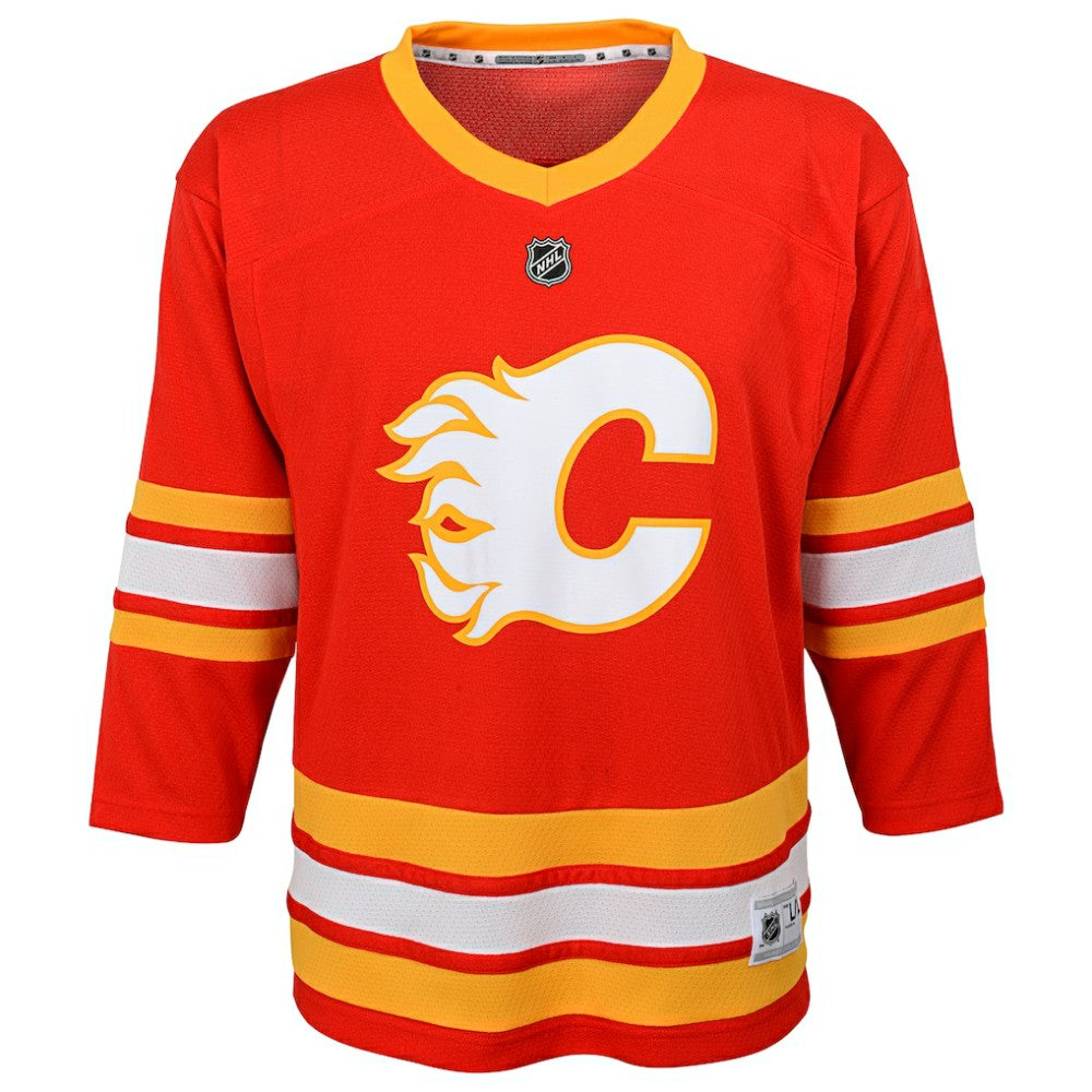Calgary Flames Youth Home Replica Custom Jersey - Red | US 4144076