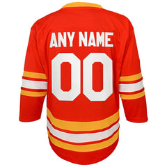Calgary Flames Youth Home Replica Custom Jersey - Red | US 4144076