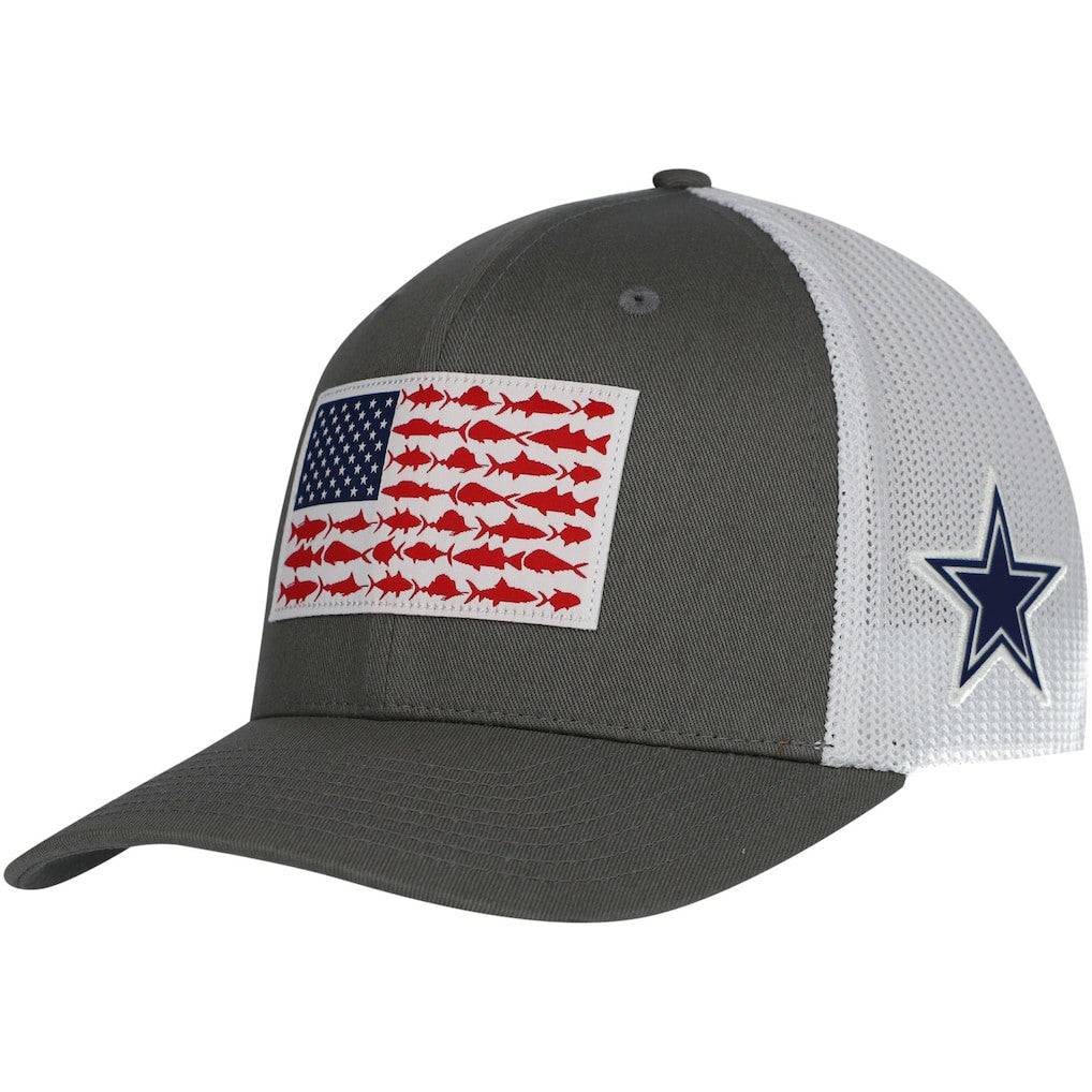 Dallas Cowboys PFG Fish Flag Flex Hat - Gray Hats