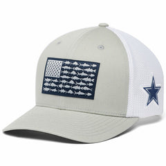 Dallas Cowboys PFG Mesh Fish Flag Flex Hat - Gray Hats