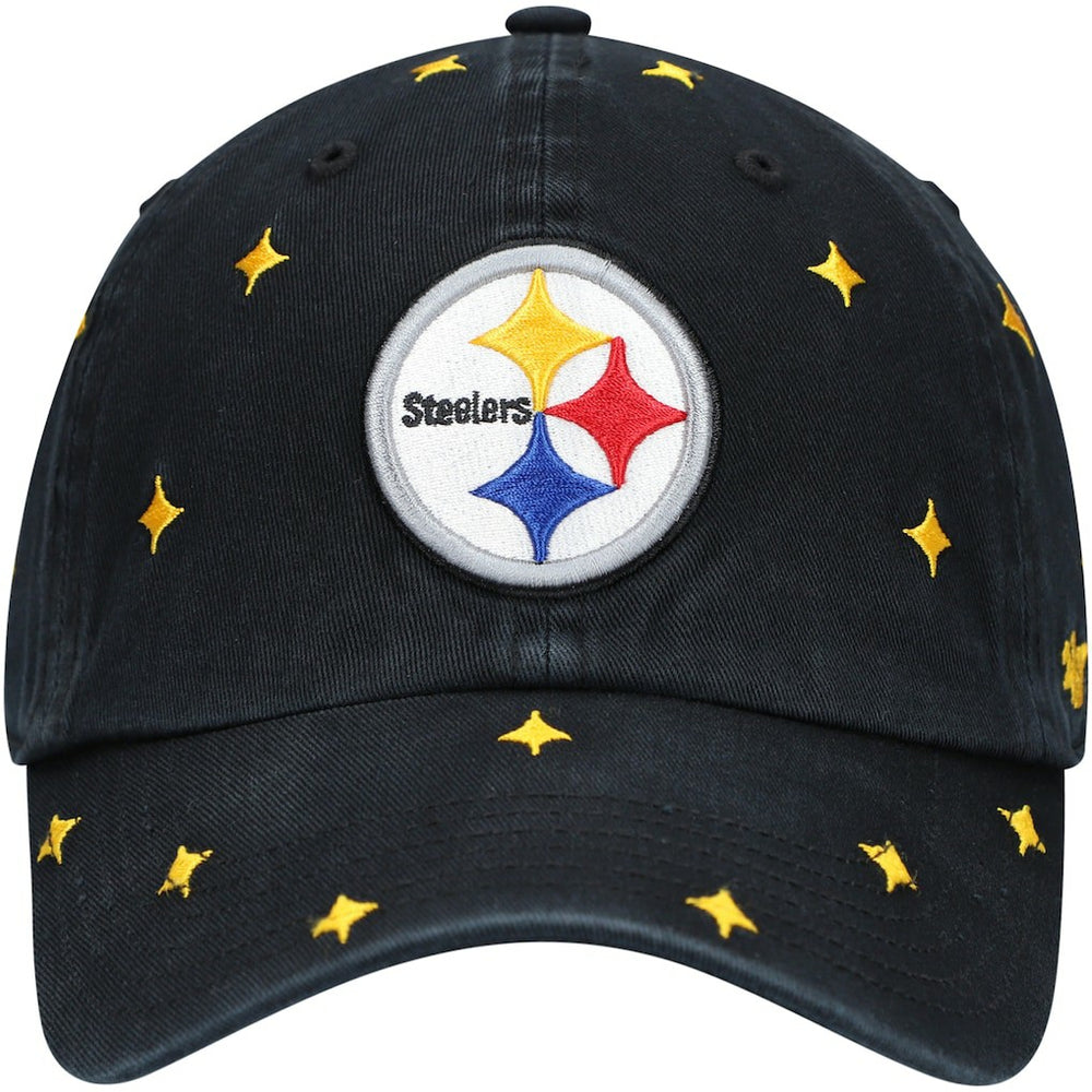 Pittsburgh Steelers '47 Women's Confetti Clean Up Adjustable Hat - Black/Gold Hats