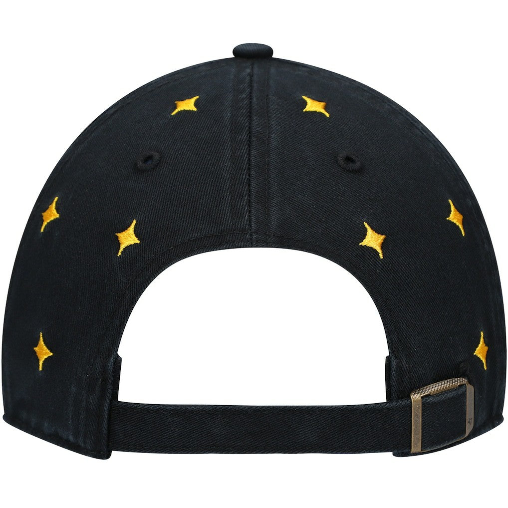 Pittsburgh Steelers '47 Women's Confetti Clean Up Adjustable Hat - Black/Gold Hats