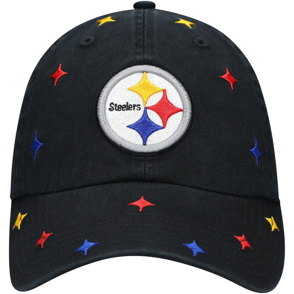Pittsburgh Steelers '47 Women's Multi Confetti Clean Up Adjustable Hat - Black Hats