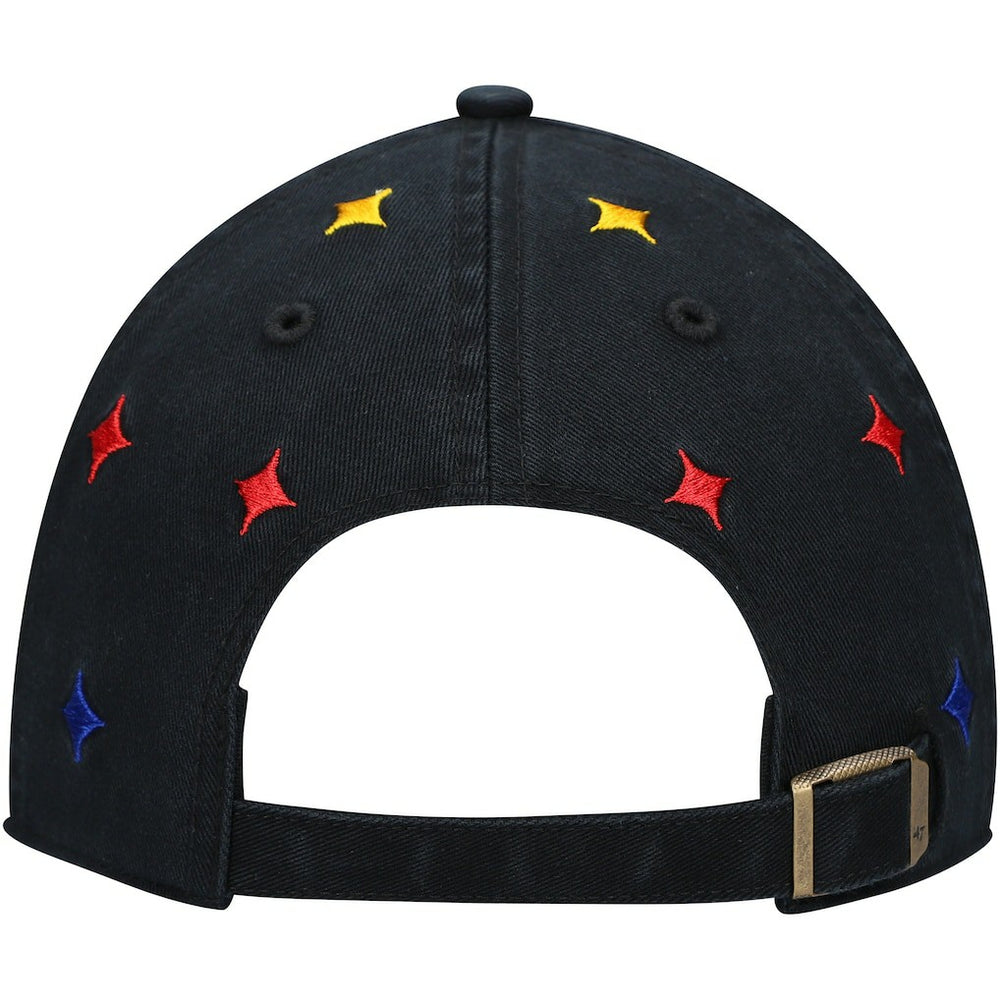 Pittsburgh Steelers '47 Women's Multi Confetti Clean Up Adjustable Hat - Black Hats