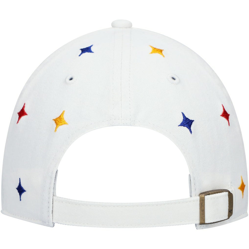 Pittsburgh Steelers '47 Women's Multi Confetti Clean Up Adjustable Hat - White Hats